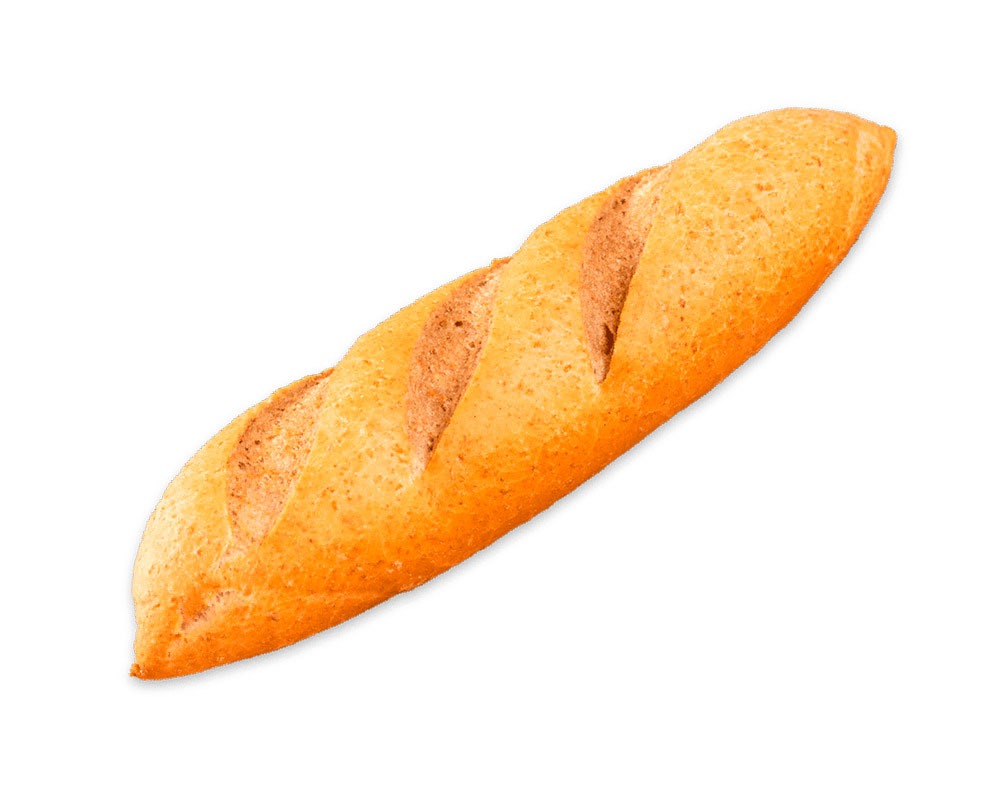 Pão Francês Baguete 15cm com Fibra de Trigo