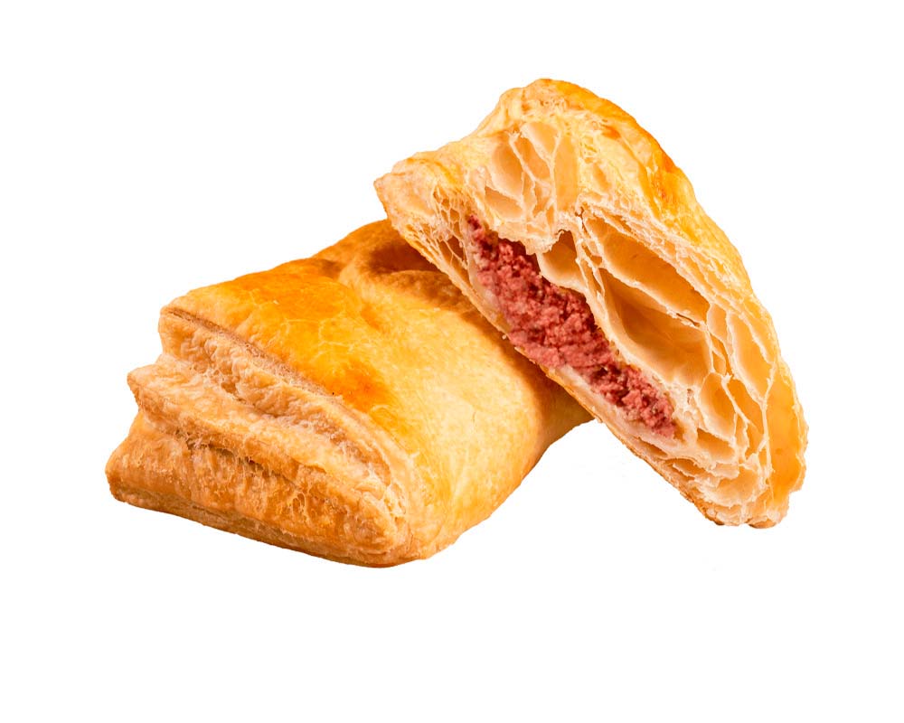 Pastel Folhado de Calabresa e Requeijão